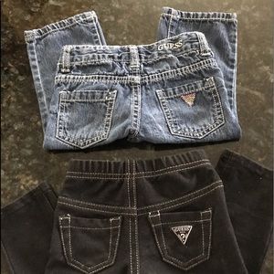 GUESS? 12 month Set of 2 jeans
